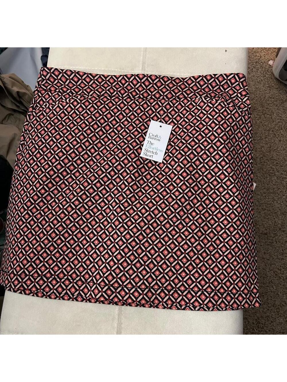 NWT Craft and Burrow the effortless stretch midi skort size 12